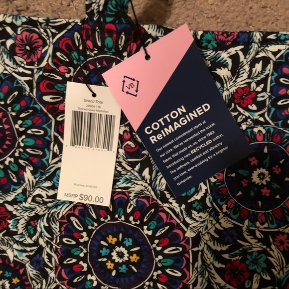 Vera Bradley Grand Tote NWT - Picture 2 of 5